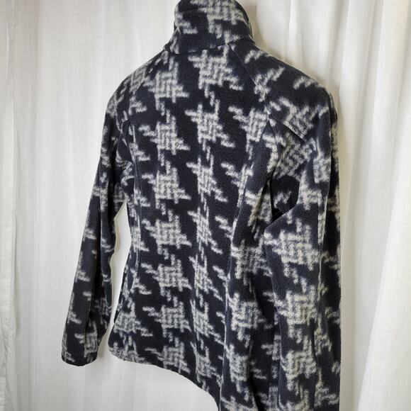 Columbia Women's Gray Hash Pattern Full Zip Fleece, L - Picture 8 of 12